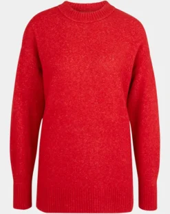 Yerse Pulls|Pull en Laine mélangée Danae rouge