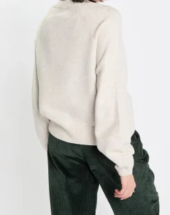 Marc O'Polo Pulls|Pull en Laine mélangée manches raglans écru