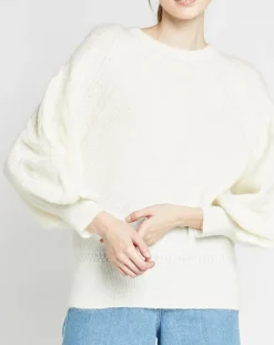 Caroll Pulls|Pull en Laine mélangée Natalia écru