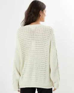 Belair Pulls|Pull en Laine mélangée Pain écru