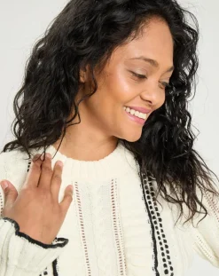 Manoush Pulls|Pull en Laine mélangée Parure ecru