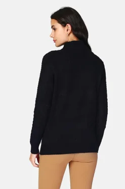 Assuili Sweats|Pull Encolure montante noir