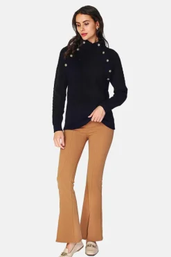 Assuili Sweats|Pull Encolure montante noir