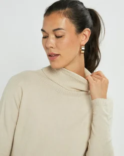Lauren Vidal Pulls|Pull fin Anouk beige