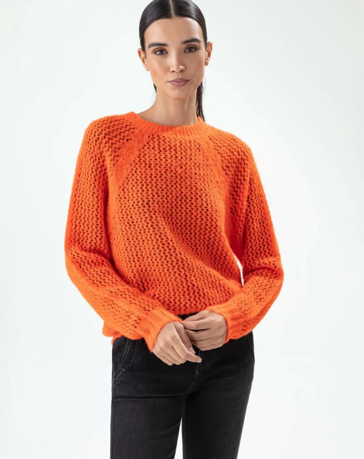 Bleu Blanc Rouge Pulls|Pull Graphe ultra orange