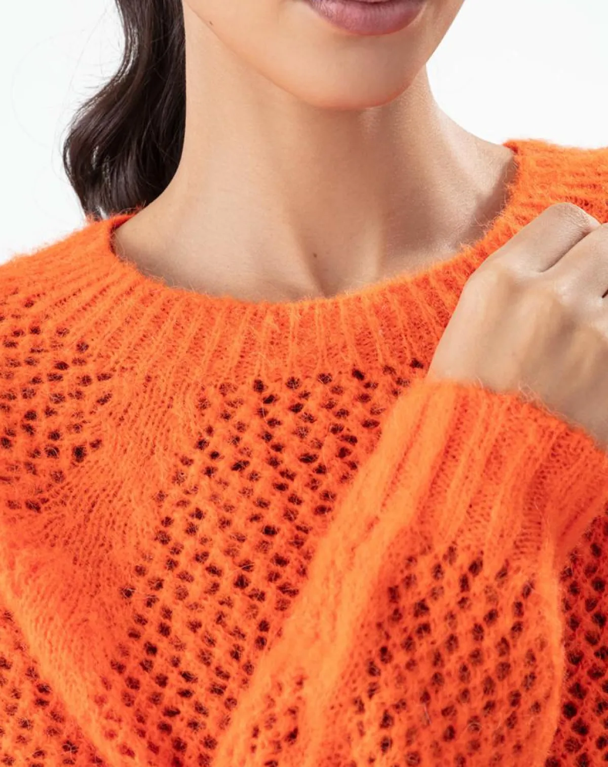Bleu Blanc Rouge Pulls|Pull Graphe ultra orange