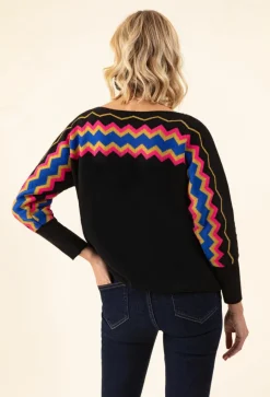 Bleu Blanc Rouge Pulls|Pull Hylda noir