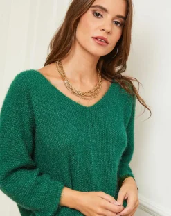 Alice & Charlotte Pulls|Pull Lola vert