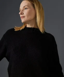 Rodier Pulls|Pull Lorelei col manches bouffantes noir