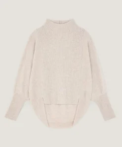 Rodier Pulls|Pull Louve en Laine mélangée beige