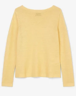 Marc O'Polo Pulls|Pull maille 100% Lin jaune