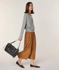 Rodier Pulls|Pull Odile 100% Laine gris foncé