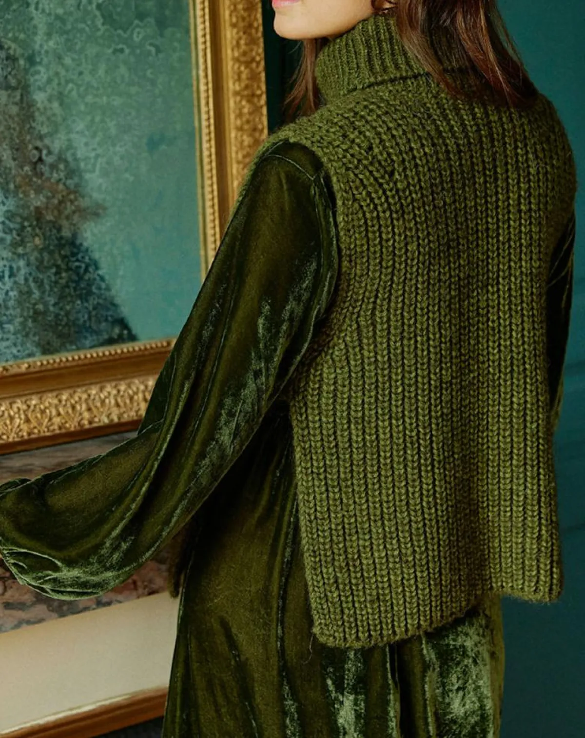 Lauren Vidal Pulls|Pull poncho en Alpaga mélangé Billie mousse