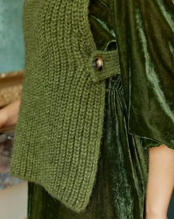 Lauren Vidal Pulls|Pull poncho en Alpaga mélangé Billie mousse