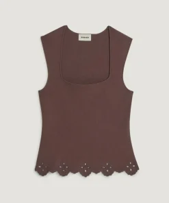 Rodier Pulls|Pull Rita marron écorce