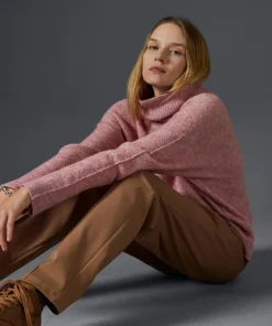 Rodier Pulls|Pull Romi col amovible bois de rose