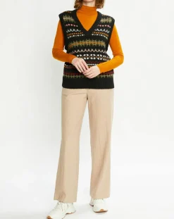 Scotch & Soda Pulls|Pull sans manches col V multicolore