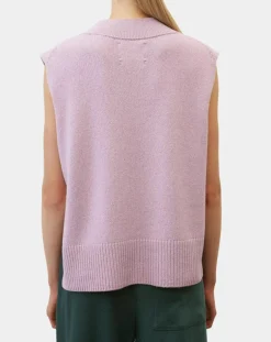 Marc O'Polo Pulls|Pull sans manches en Laine mélangée violet clair