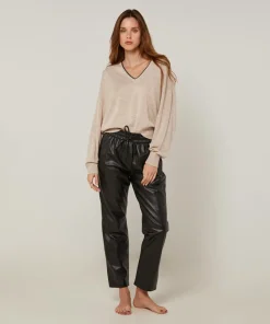 Rodier Pulls|Pull Sibylle en Laine mélangée beige