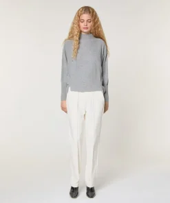 Rodier Pulls|Pull Violaine en Laine & Cachemire gris