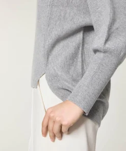 Rodier Pulls|Pull Violaine en Laine & Cachemire gris