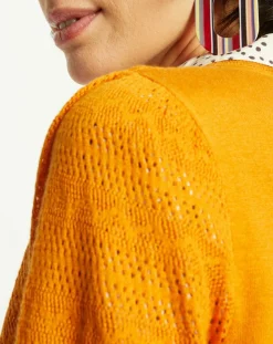 Harris Wilson Pulls|Pull Virginie motifs ajourés tournesol