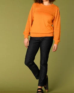 Harris Wilson Pulls|Pull Virginie motifs ajourés tournesol