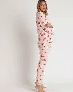 Admas Lingerie, Nuit|Pyjama corail Carousel B rose