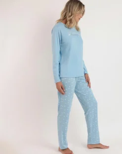 Admas Lingerie, Nuit|Pyjama It's Time to Sleep A bleu