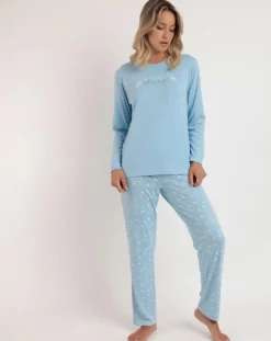 Admas Lingerie, Nuit|Pyjama It's Time to Sleep A bleu