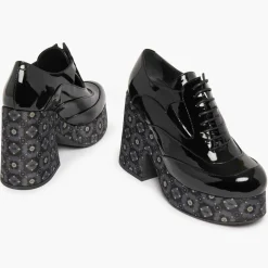 Sonia Rykiel Richelieu|Richelieus en Cuir Anvillar noirs - Talon 11 cm