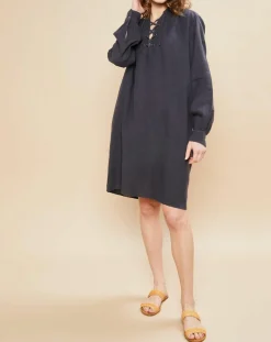 Hartford Robes|Robe 100% Lin Reference graphite