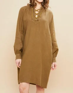 Hartford Robes|Robe 100% Lin Reference verte