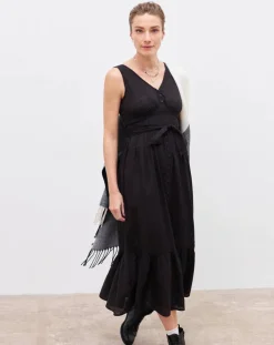 Caroll Robes|Robe Adele B noire