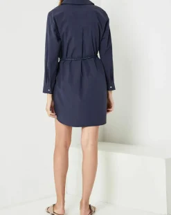 See u Soon Robes|Robe Albane bleu marine