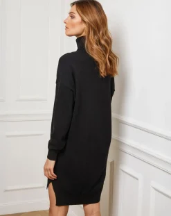 Fleur de cachemire Robes|Robe Anna noire