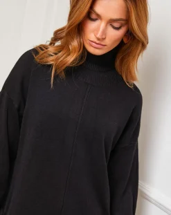 Fleur de cachemire Robes|Robe Anna noire