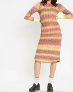 Manoush Robes|Robe Arc-en-ciel multicolore