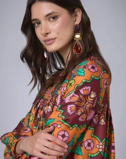 Manoush Robes|Robe Babydoll Jaipur unique multicolore