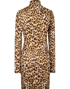 Manoush Robes|Robe Basic imprimée léopard