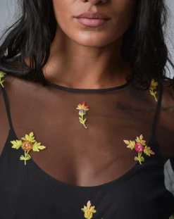 Manoush Robes|Robe Bloom Romance noire