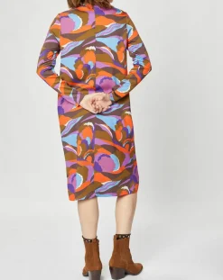 Manoush Robes|Robe Caftan Purple Country Pop lilas