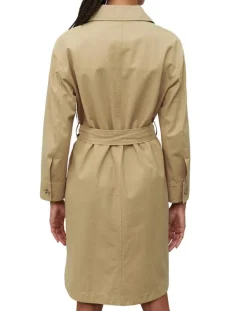 Marc O'Polo Robes|Robe Chemise en Coton & Lin Ceinture beige
