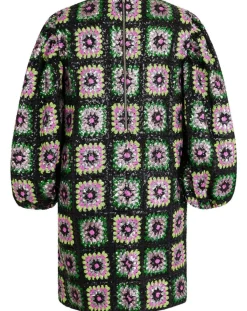 Manoush Robes|Robe courte Crochet Paillette noire