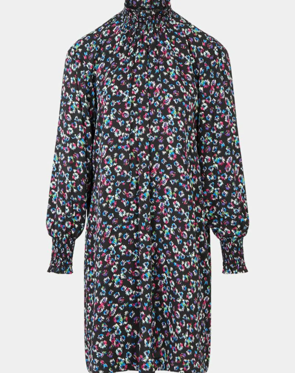 Galeries Lafayette Robes|Robe courte et droite Cannelle imprimé fantaisie multicolore