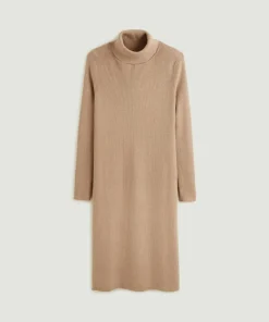 Rodier Robes|Robe Cynthia moulante boutons marron moka