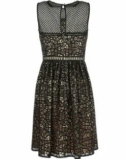 Derhy Robes|Robe Dico patineuse texturée noire