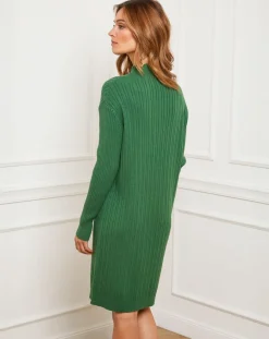 Fleur de cachemire Robes|Robe Emma vert e