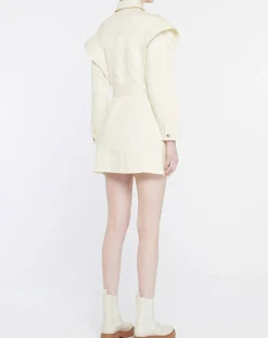 Galeries Lafayette Robes|Robe en Denim Patti écrue