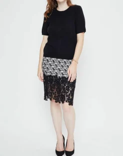 Derhy Robes|Robe en Laine mélangée Camoyard noire